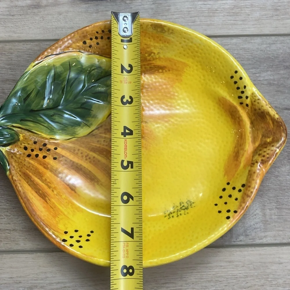 Pier 1 | Lemon | Figural Salad‎ Plate